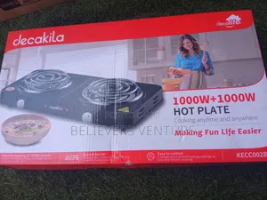 Decakila 1000w+1000w Coil Hot Plate Decakila Hot Plate