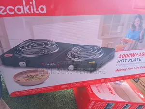 Easy to Use Hot Plate Double Burner Decakila Hot Plate