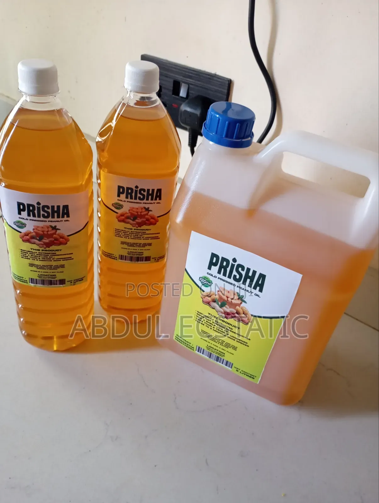Natural Groundnut Oil