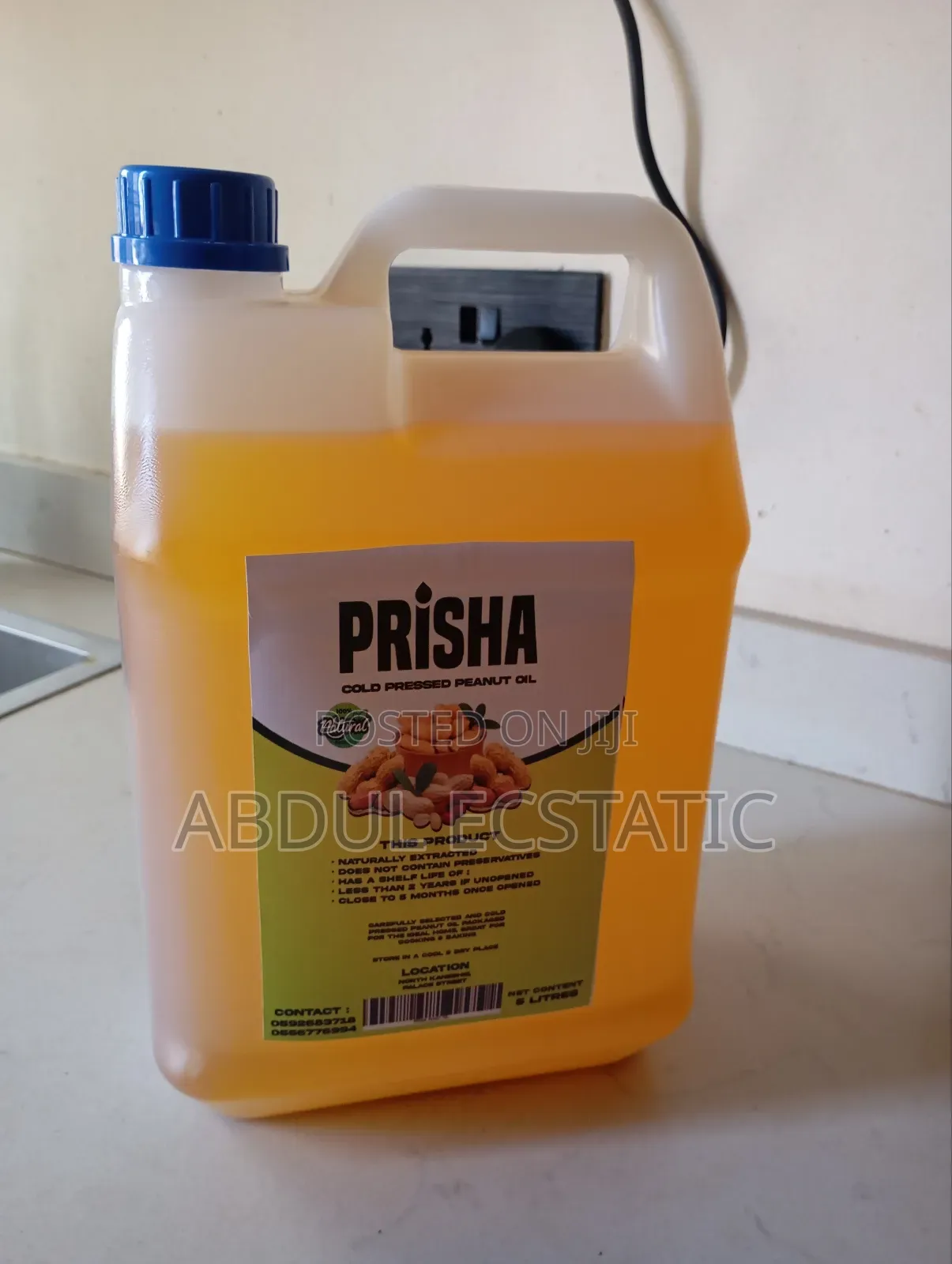 Natural Groundnut Oil