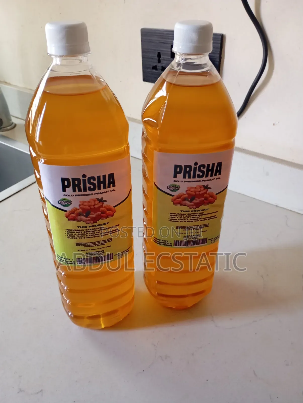 Natural Groundnut Oil