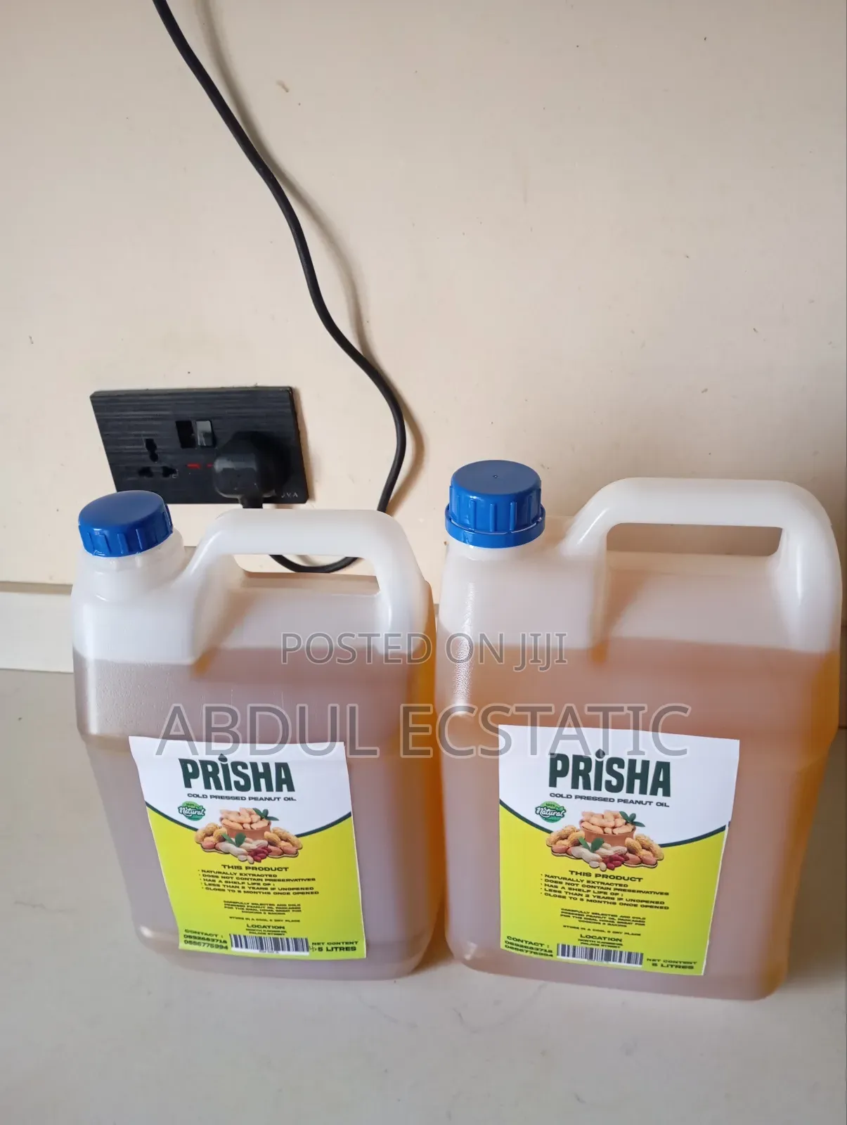 Natural Groundnut Oil
