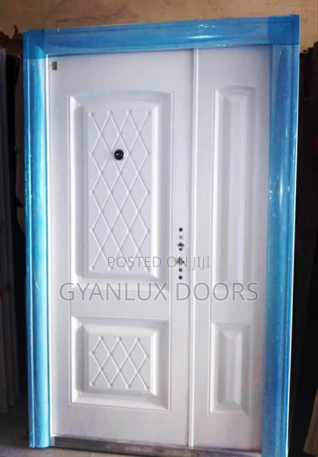Pure White Full Metal Security Doors