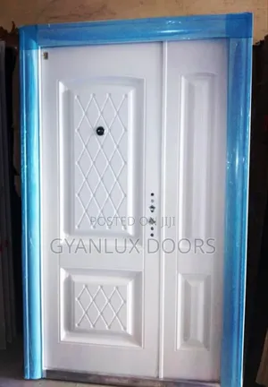 Pure White Full Metal Security Doors