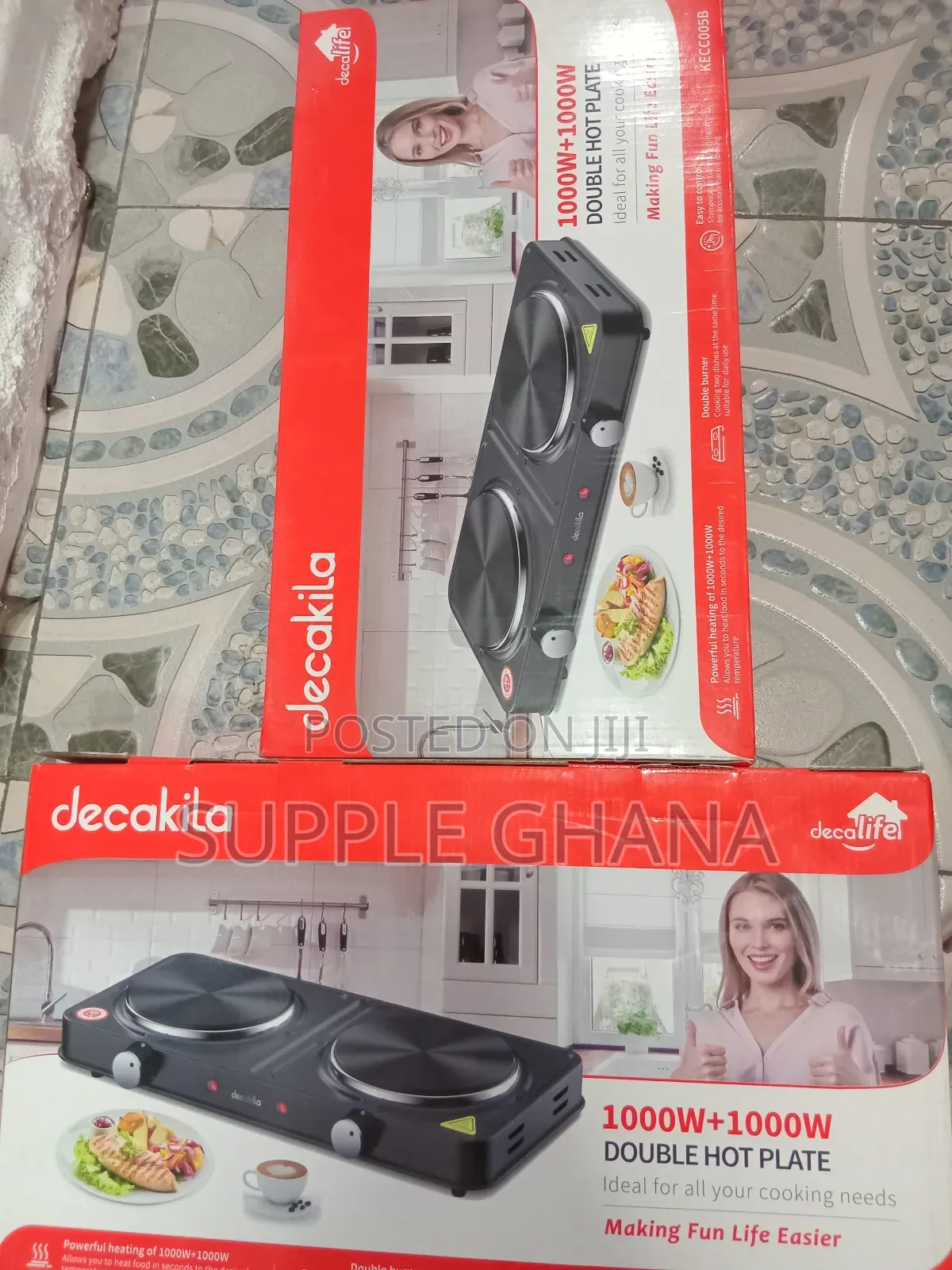 1000w +1000w Superior Decakila Double Hot Plate System