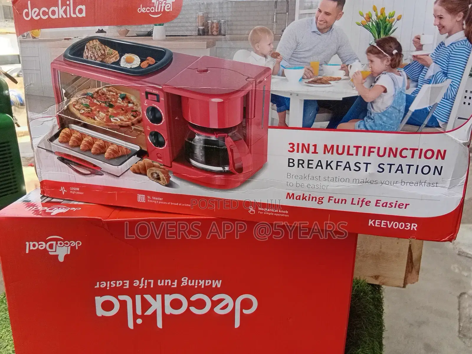 Start Your Day Decakila 3in1 Multifunction Breakfast Station