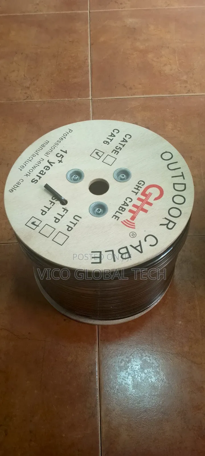 Cat6 Ght Outdoor Cable 305m Double Coated