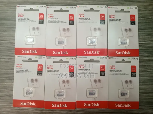 Sandisk Ultra Micro Sd Card 512gb 100mb/S