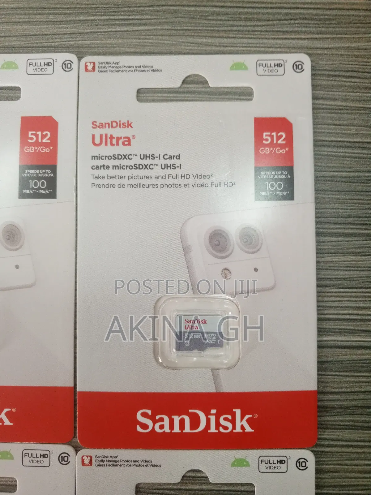 Sandisk Ultra Micro Sd Card 512gb 100mb/S