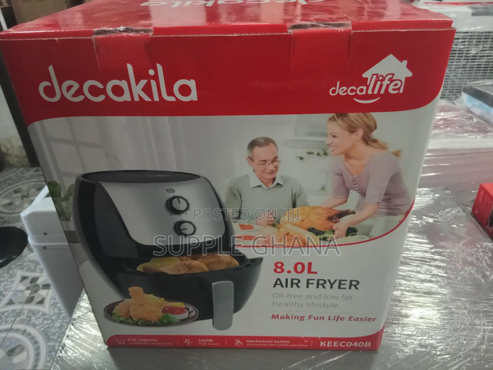 Simple Decakila 8.0l Air Fryer Energetic System