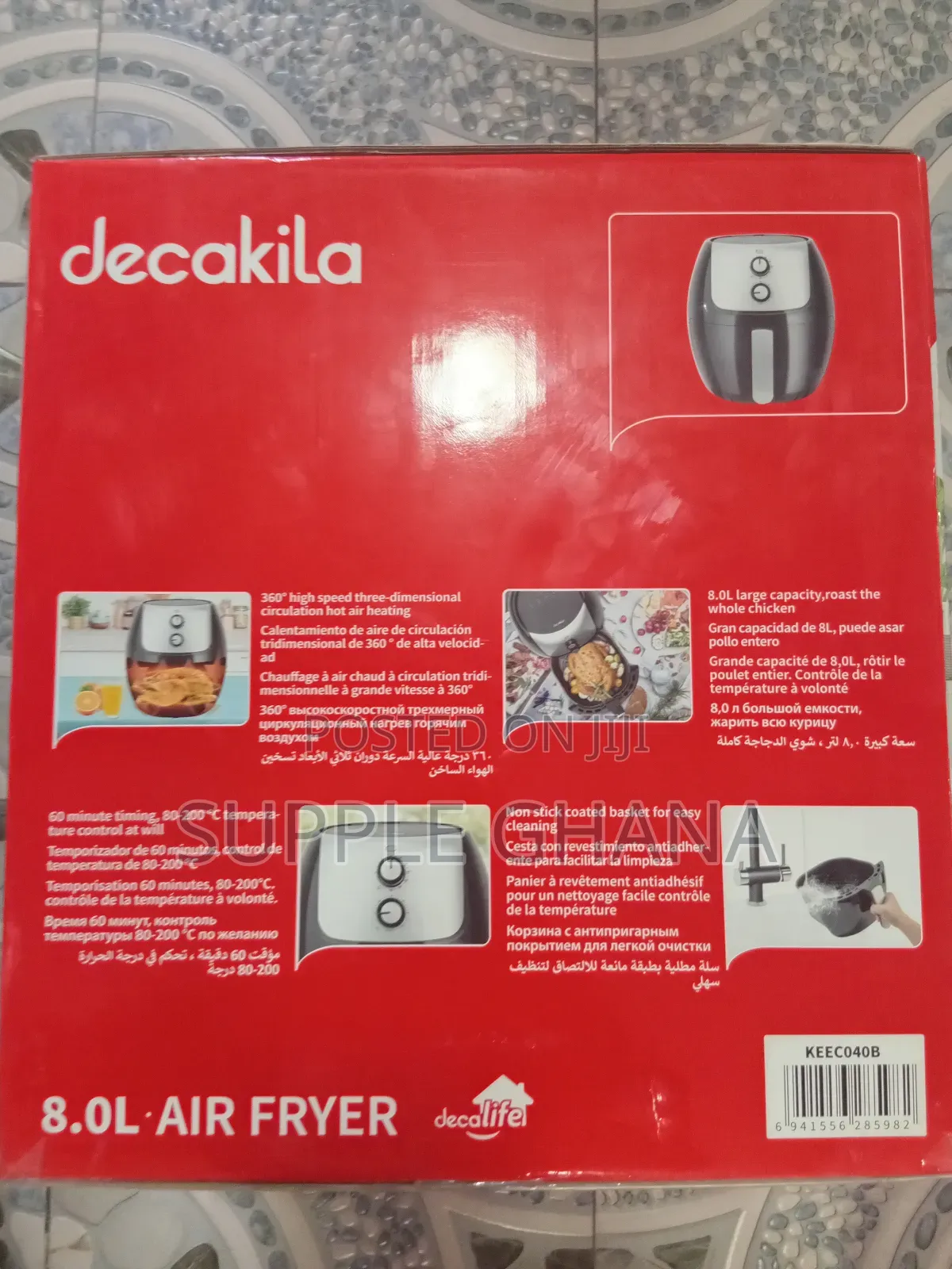 Scientific Proven Decakila Keec040b Air Fryer Set