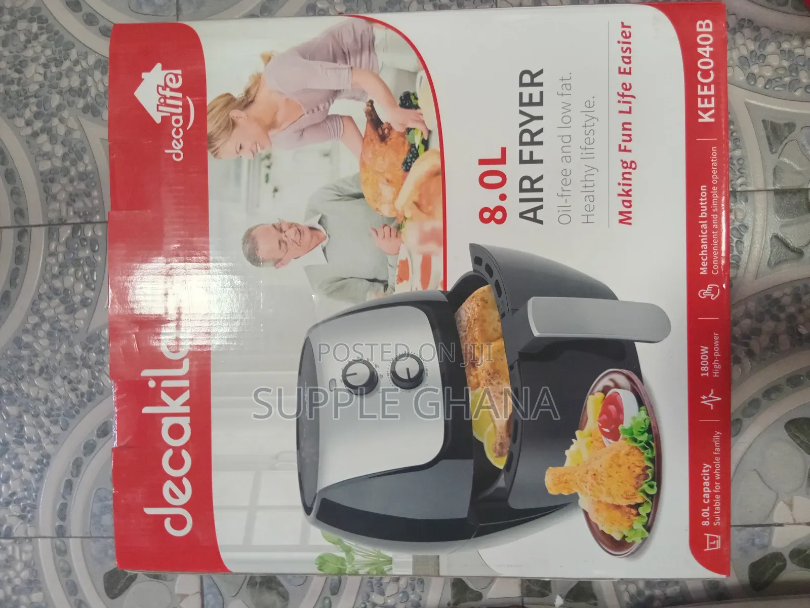 Scientific Proven Decakila Keec040b Air Fryer Set