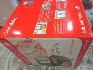 Hygienic Decakila 8.0l Air Fryer Energy System Machine
