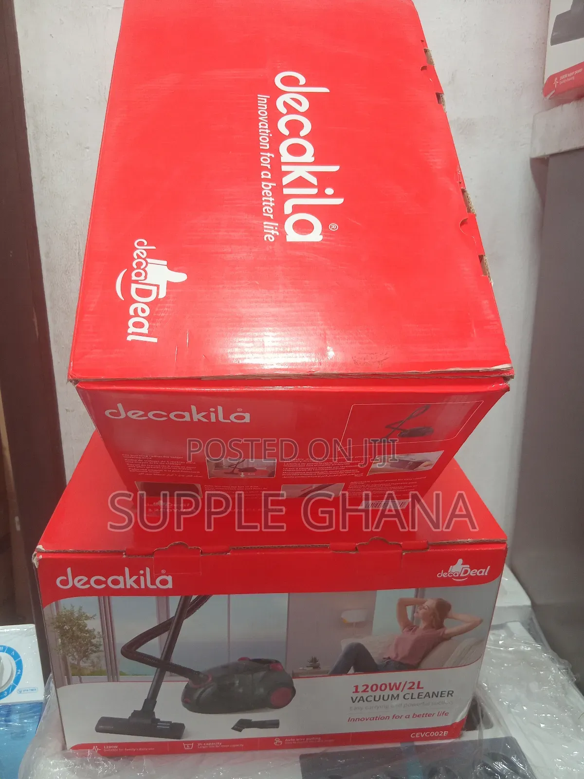 Powerful Decakila 1200w/2l Vacuum Cleaner Energetic System