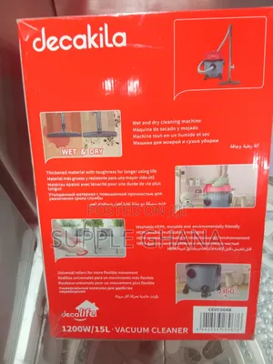 Superb 1200w/15l Decakila Vacuum Cleaner System
