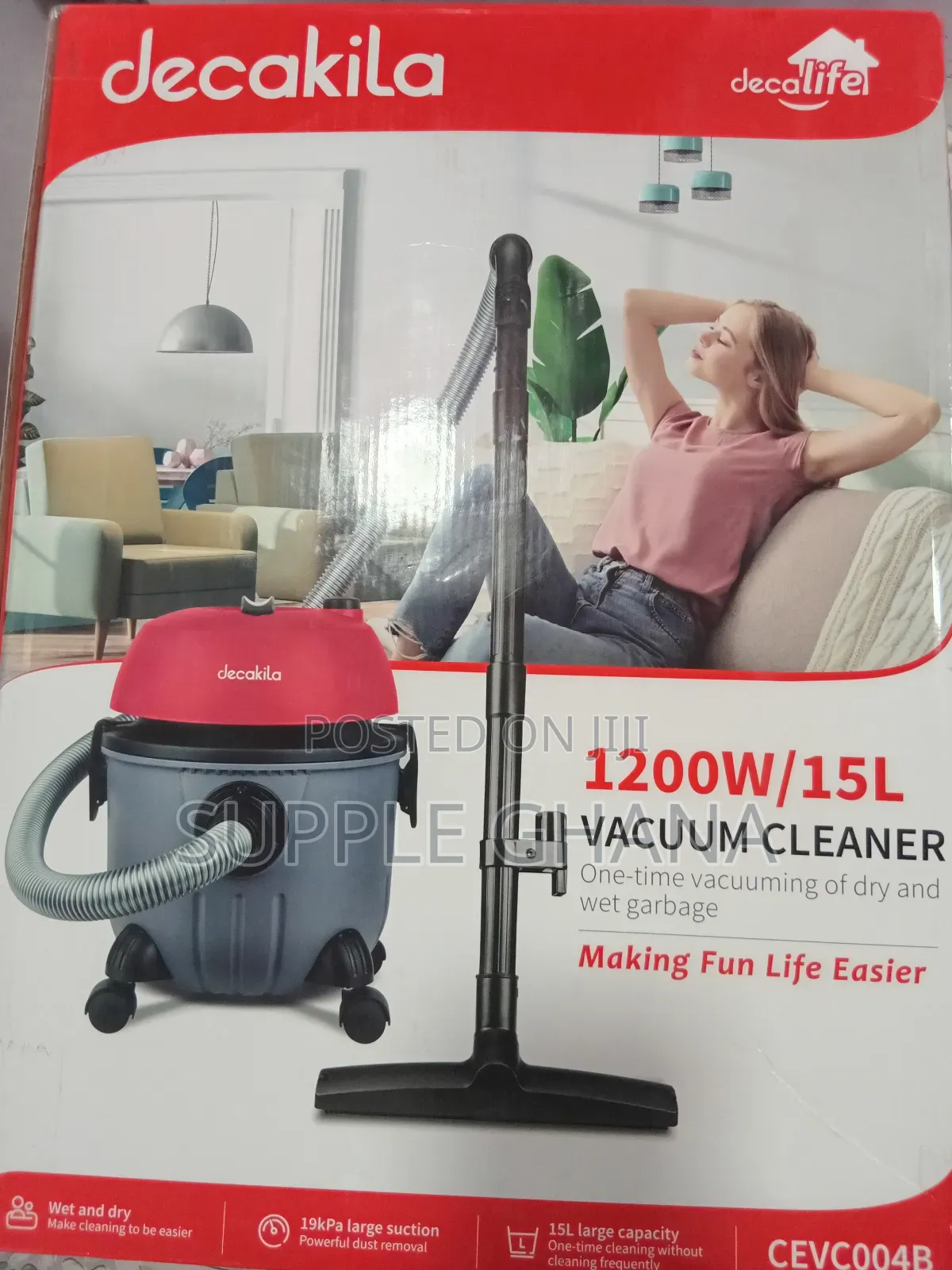 1200w Spectacular Decakila Vacuum Cleaner Set