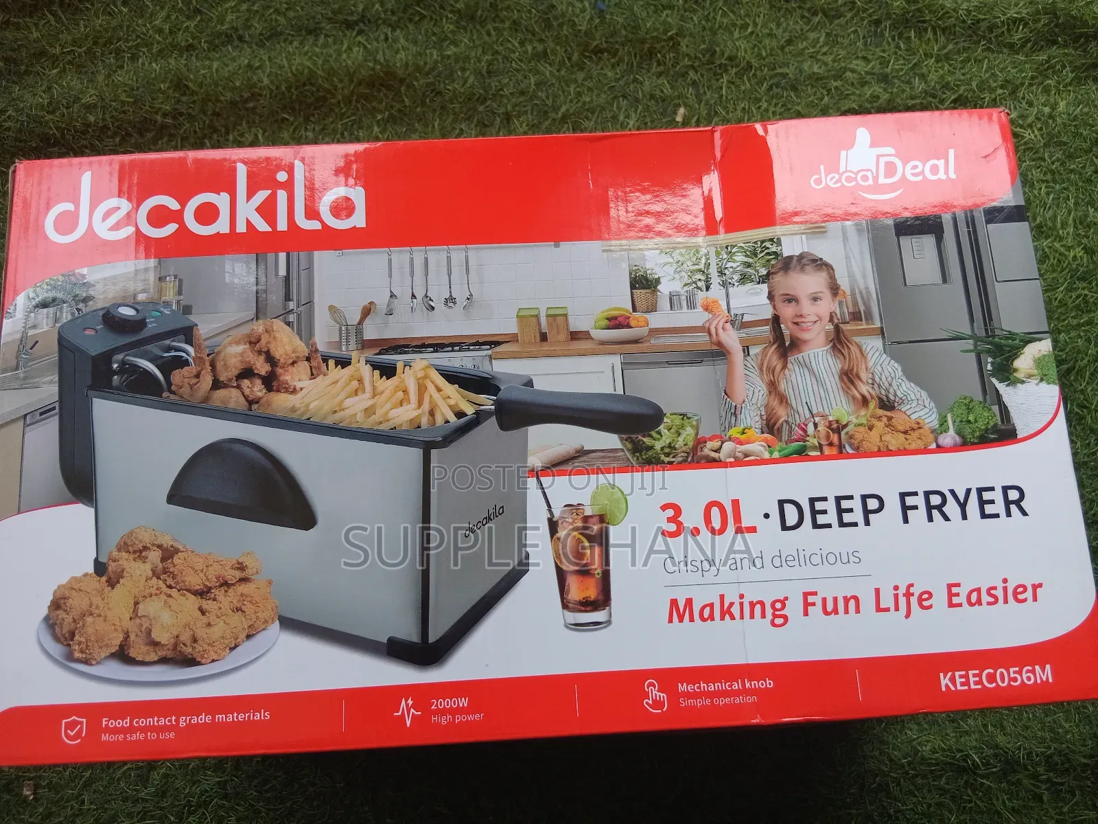 Available 3.0l Decakila Deep Fryer Energetic Set