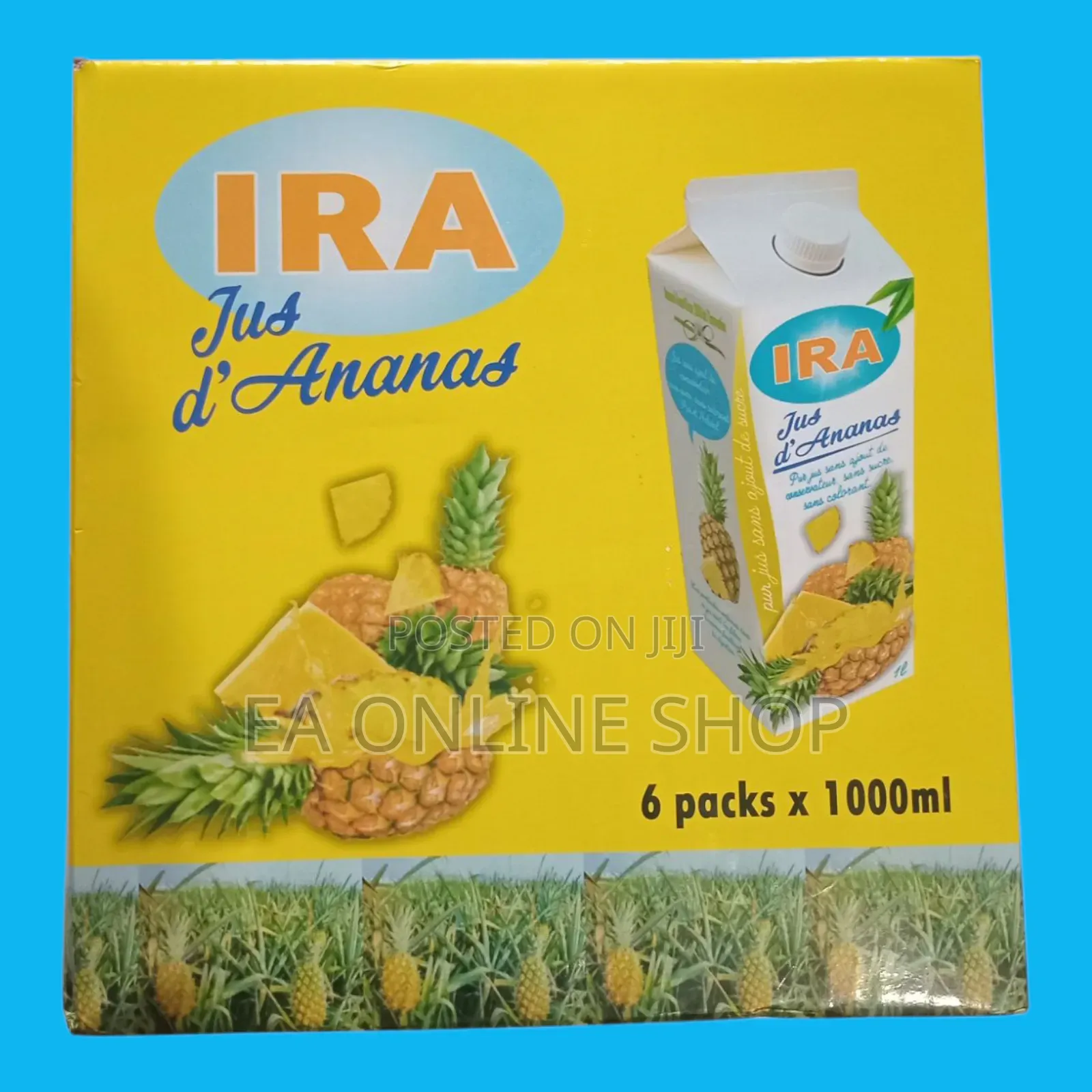 100% No Sugar Pineapple Juice Ira. 1 Liter