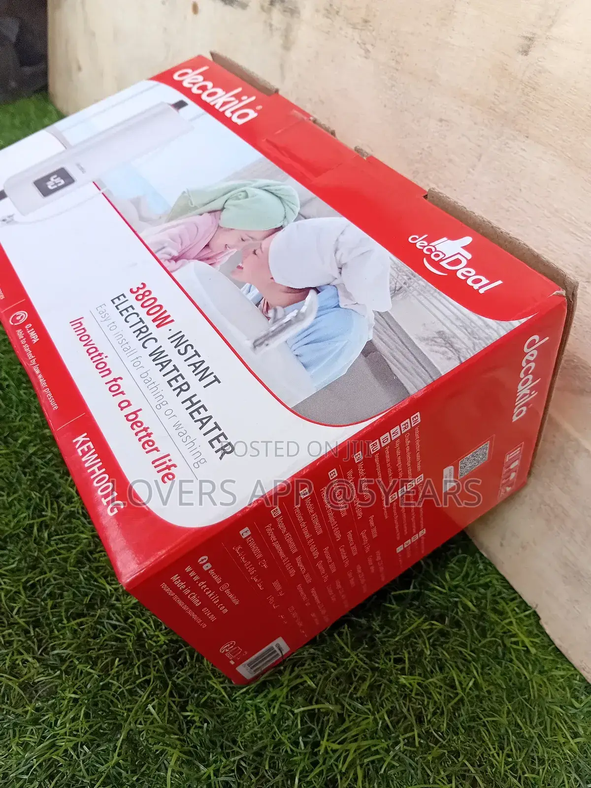 Limited Edition 1800w Instant Electric Decakila Water Heater