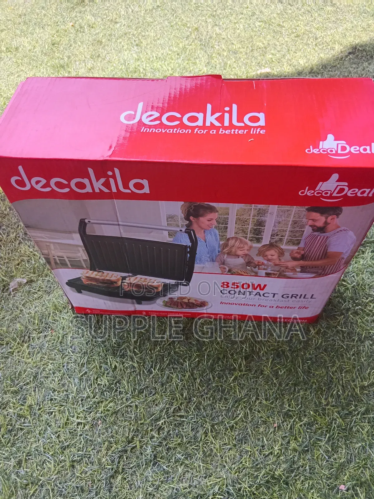 Brilliant Decakila 850w Contact Grill Energetic Set