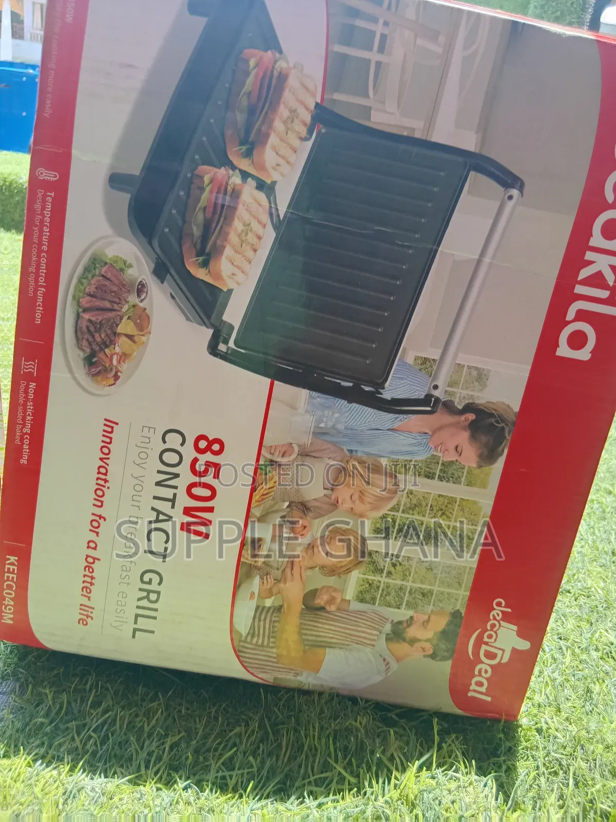 High Tech Decakila 850w Contact Grill Machine