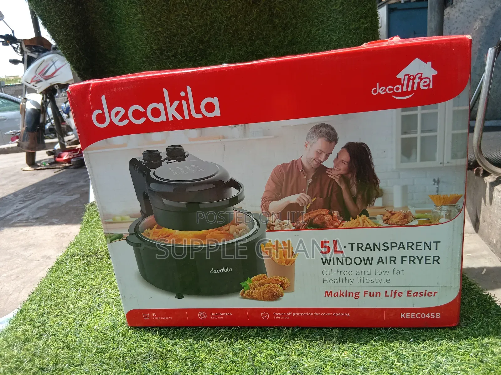 Quality Decakila Transparent 5l Window Air Fryer Set
