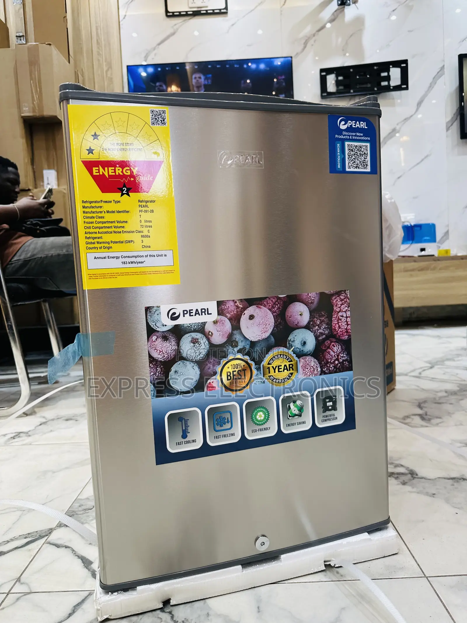 Single Door Fridge Bed Side Peel