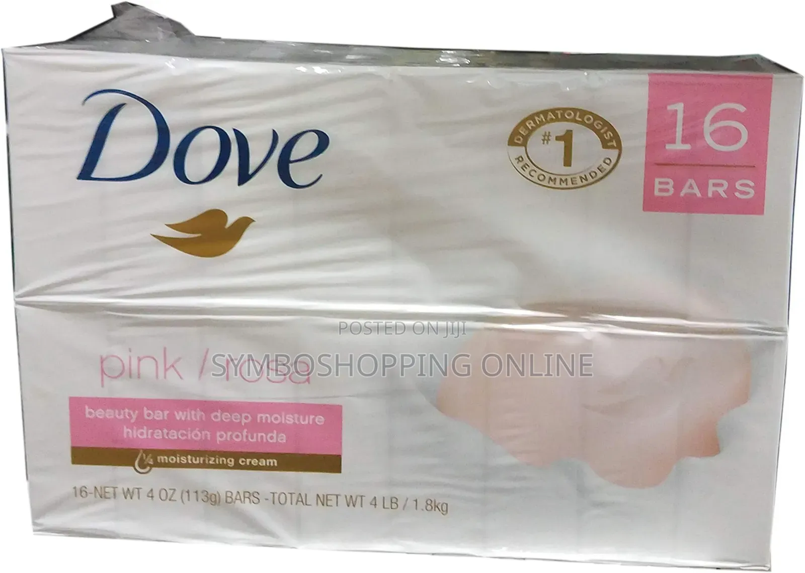 Dove Soap Pink Bar - 4.75oz (16 Pack)