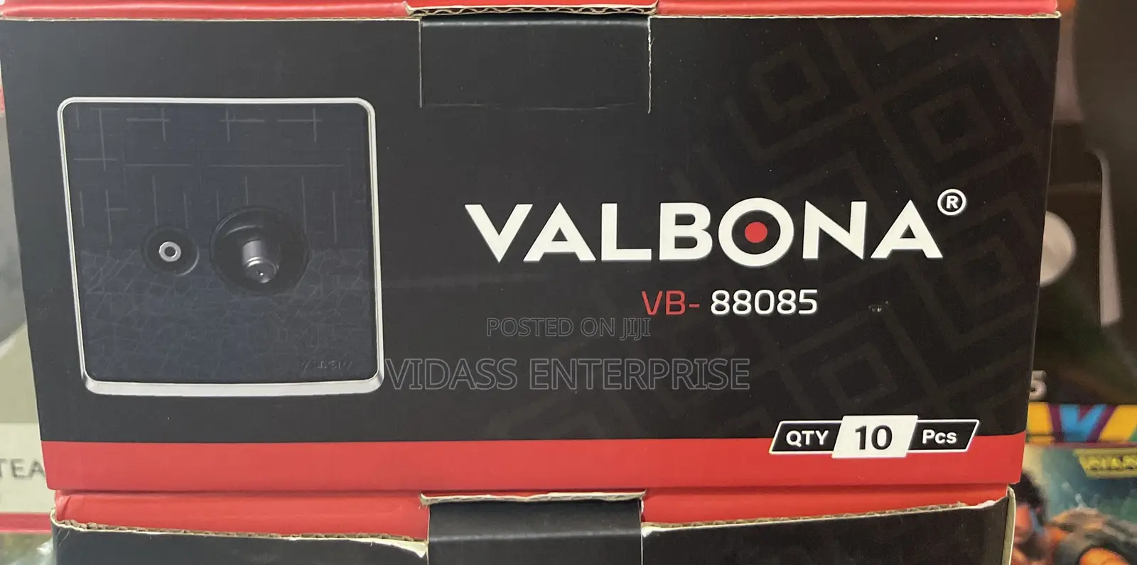 Valbona Black Color Ac Switch