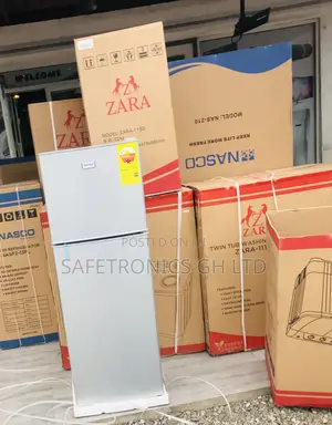 Adorable Doubledoor Nas-13fl 136 Liters Top Freezer Fridge