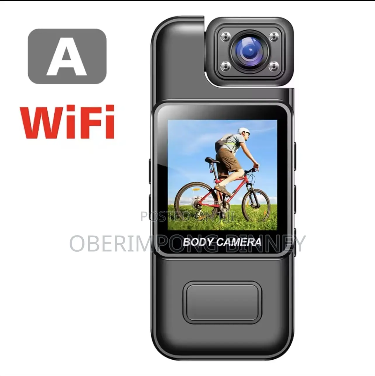Camera Body Cam With Screen for High Definition Video