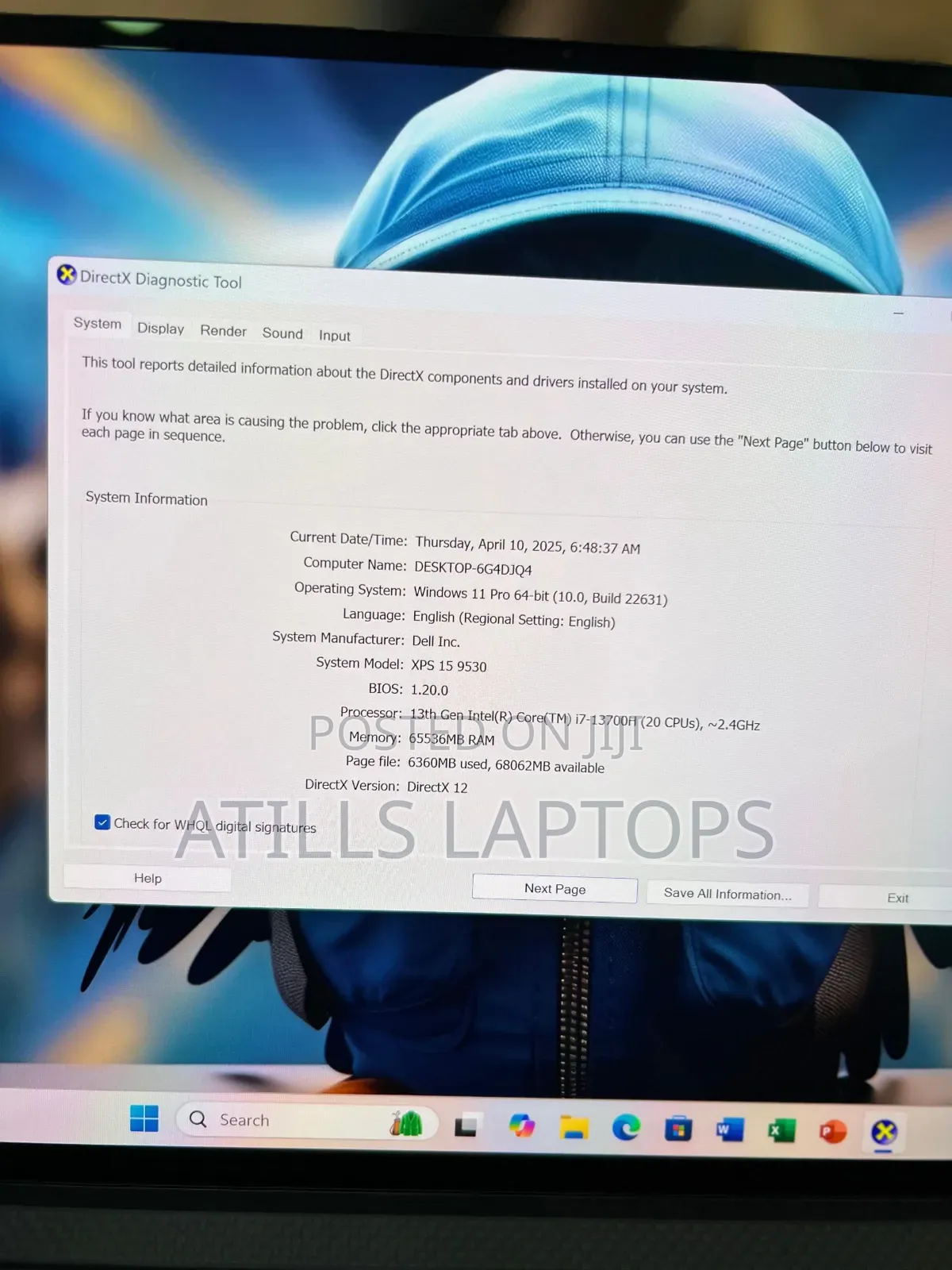 Laptop Dell XPS 15 9530 64GB Intel Core I7 SSD 512GB