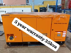 High Grade 35kva Generator 30kw Petrol Perkins Push Start