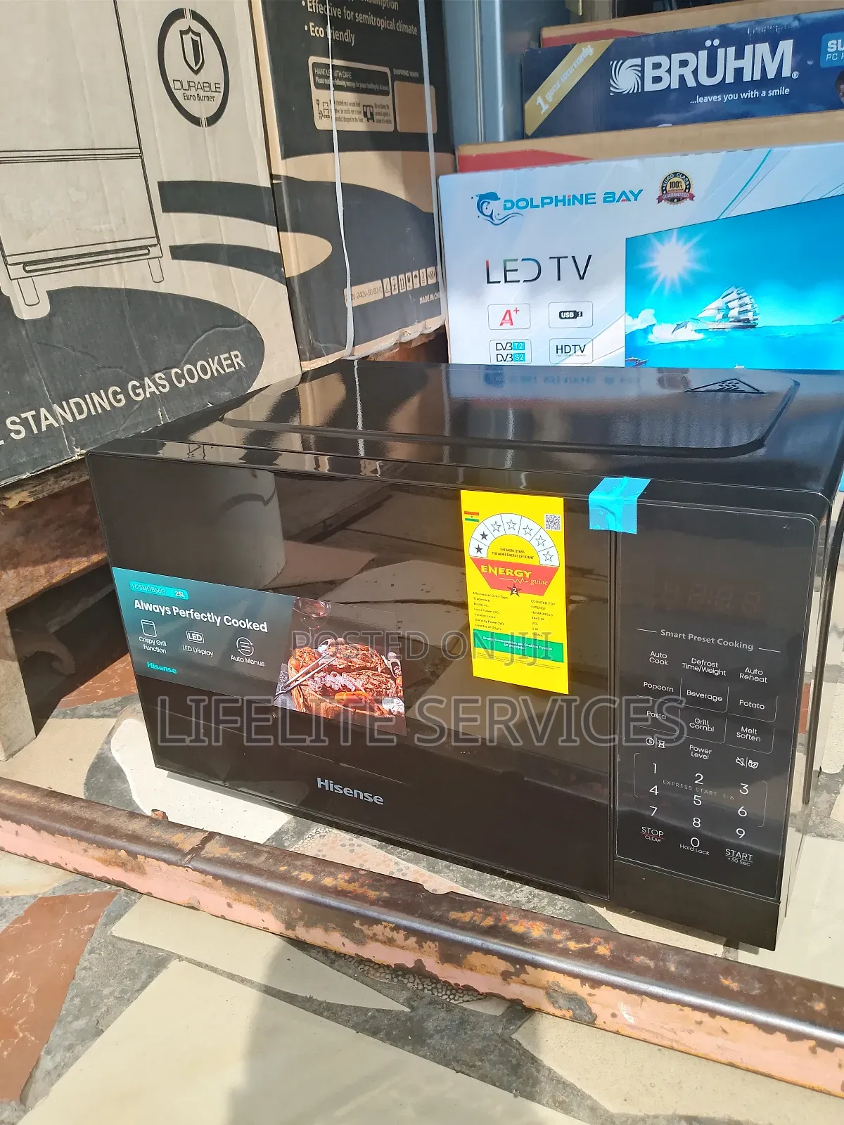 Crispy Grill Microwave Hisense 25 Litres