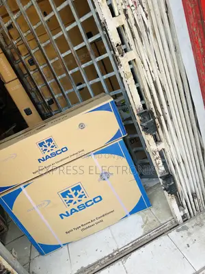 Black Sleek Nasco Inverter Split R410 Gas 1.5hp