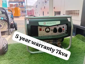 High Grade 7kva Generator 8kw Petrol Ecoolmax Pullstart