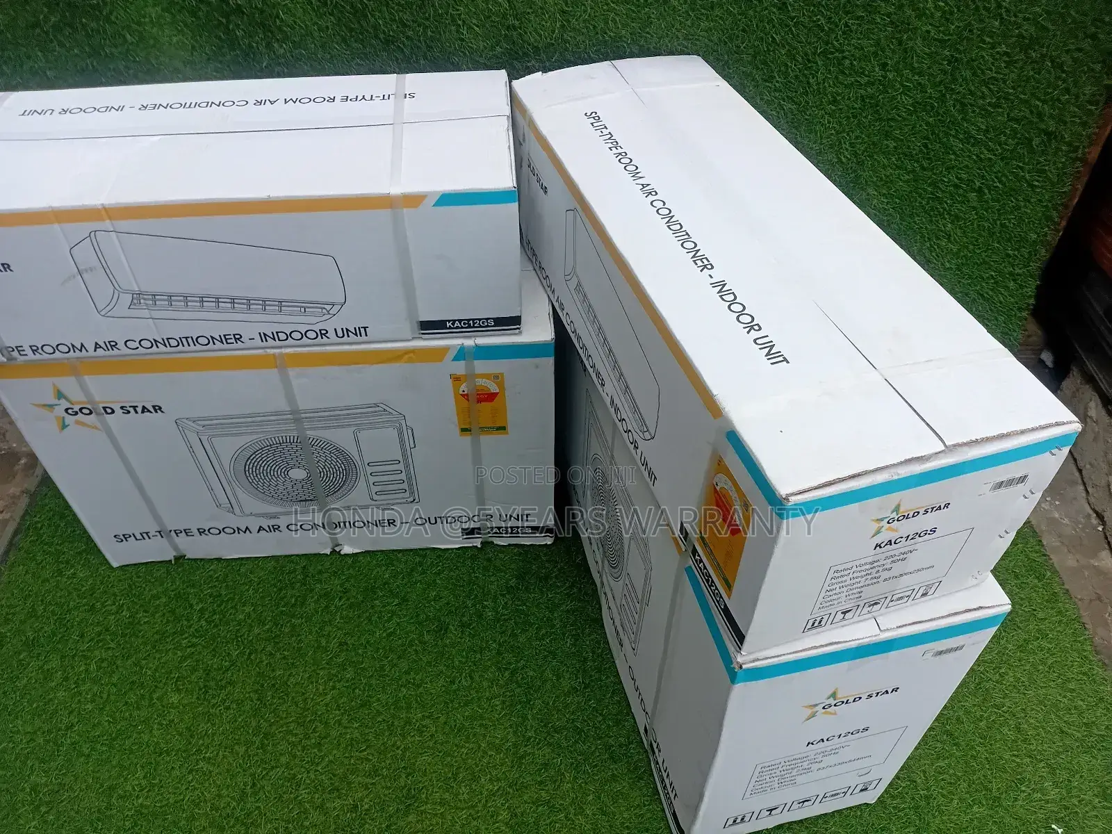 Harmonius 1.5hp Split Gold Star 1.5hp Air Conditioner