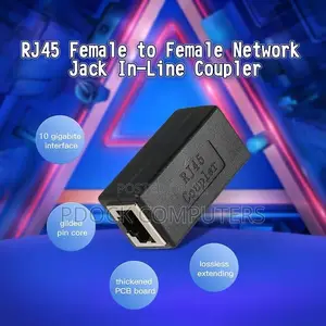 Rj45 Coupler in-Line Coupler Cat5/Cat6/Cat7 Lan Ethernet