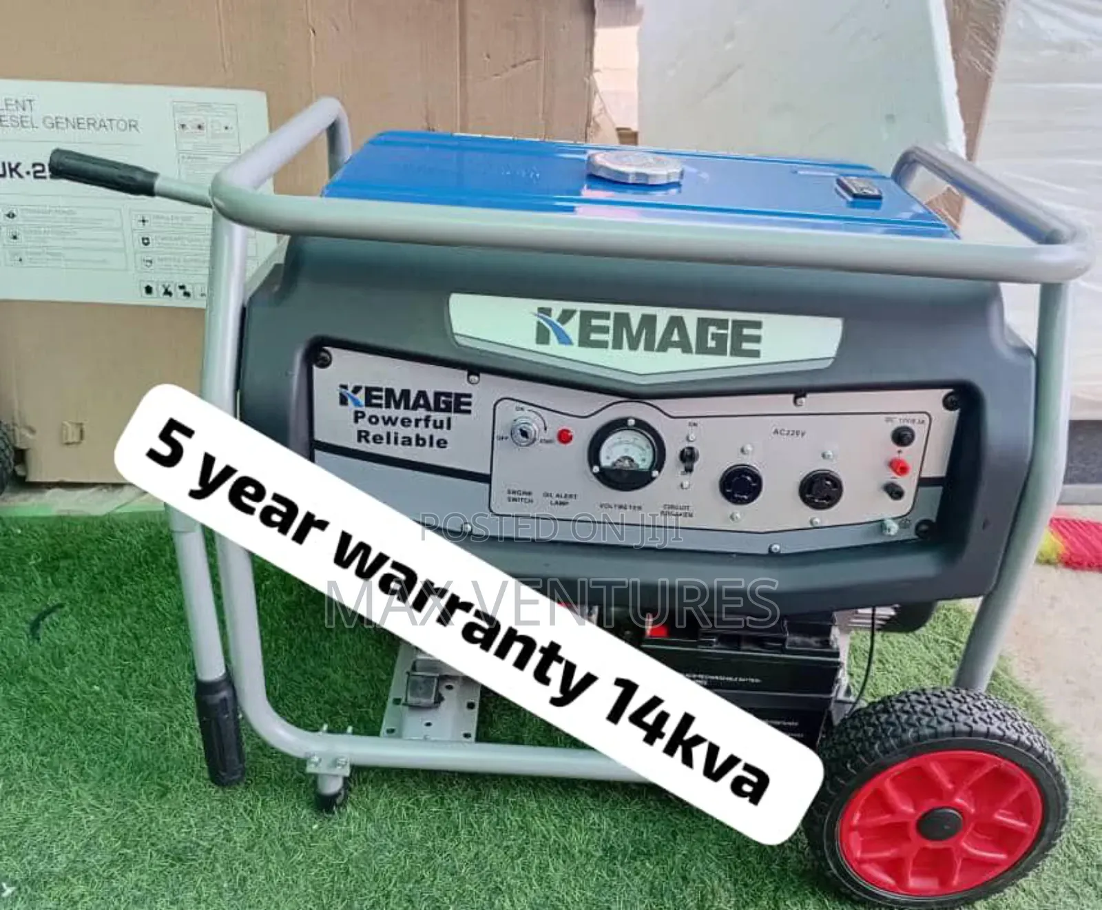 High Grade 14kva Generator 16kw Petrol Kemage Keystart