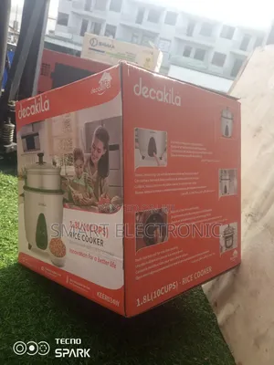 Cook the Rice With Decakila 1.8l Rice Cooker Decakila