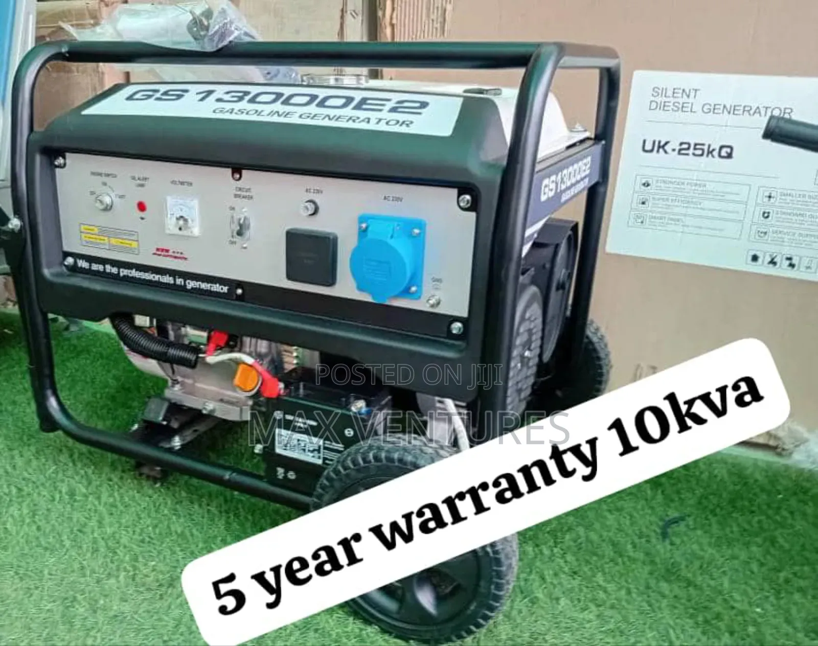 High Grade 10kva Generator 13kw Petrol Uk-D Keystart