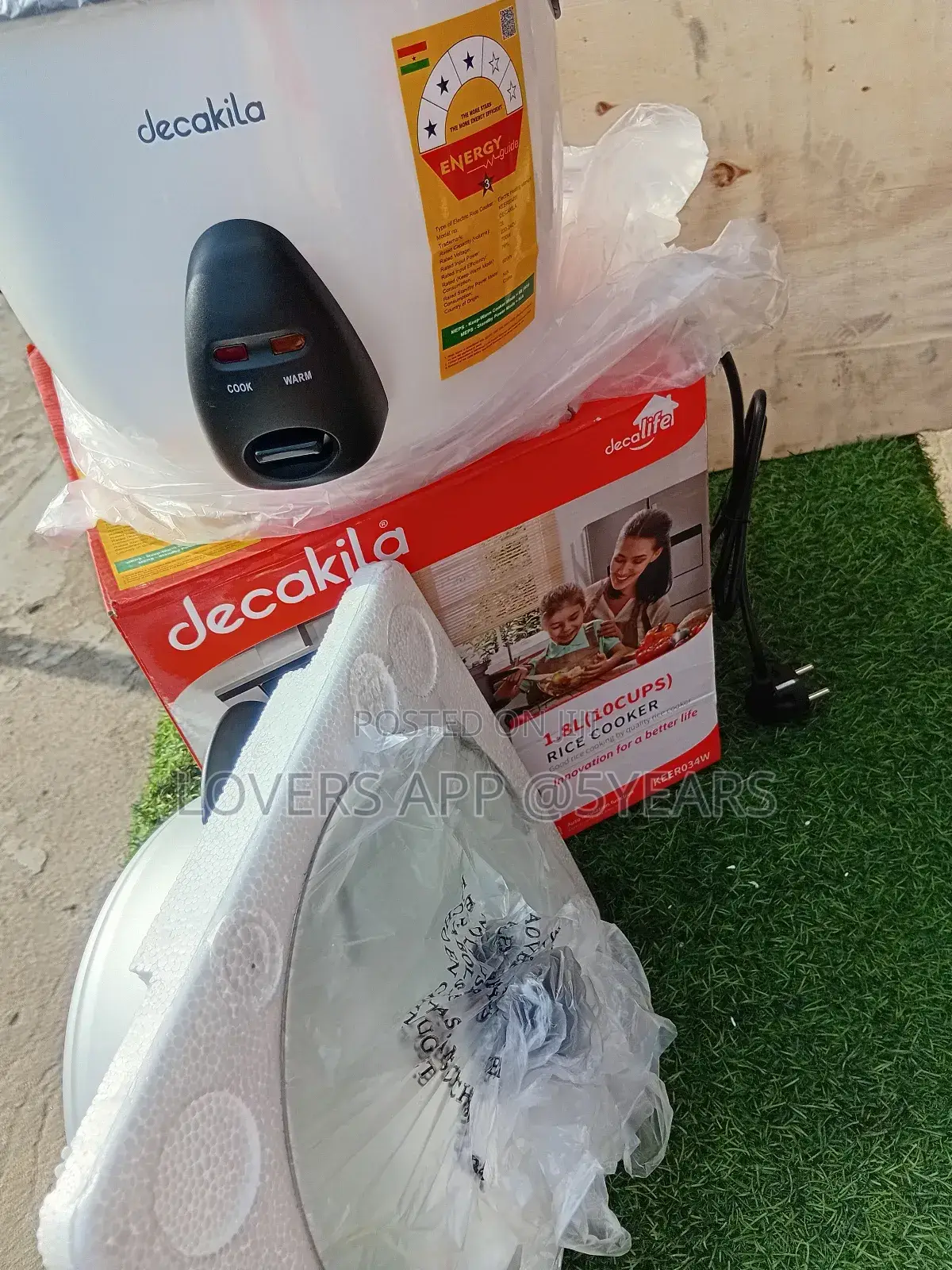 Your Favourite Decakila 1.8l(10cups) Decakila Rice Cooker
