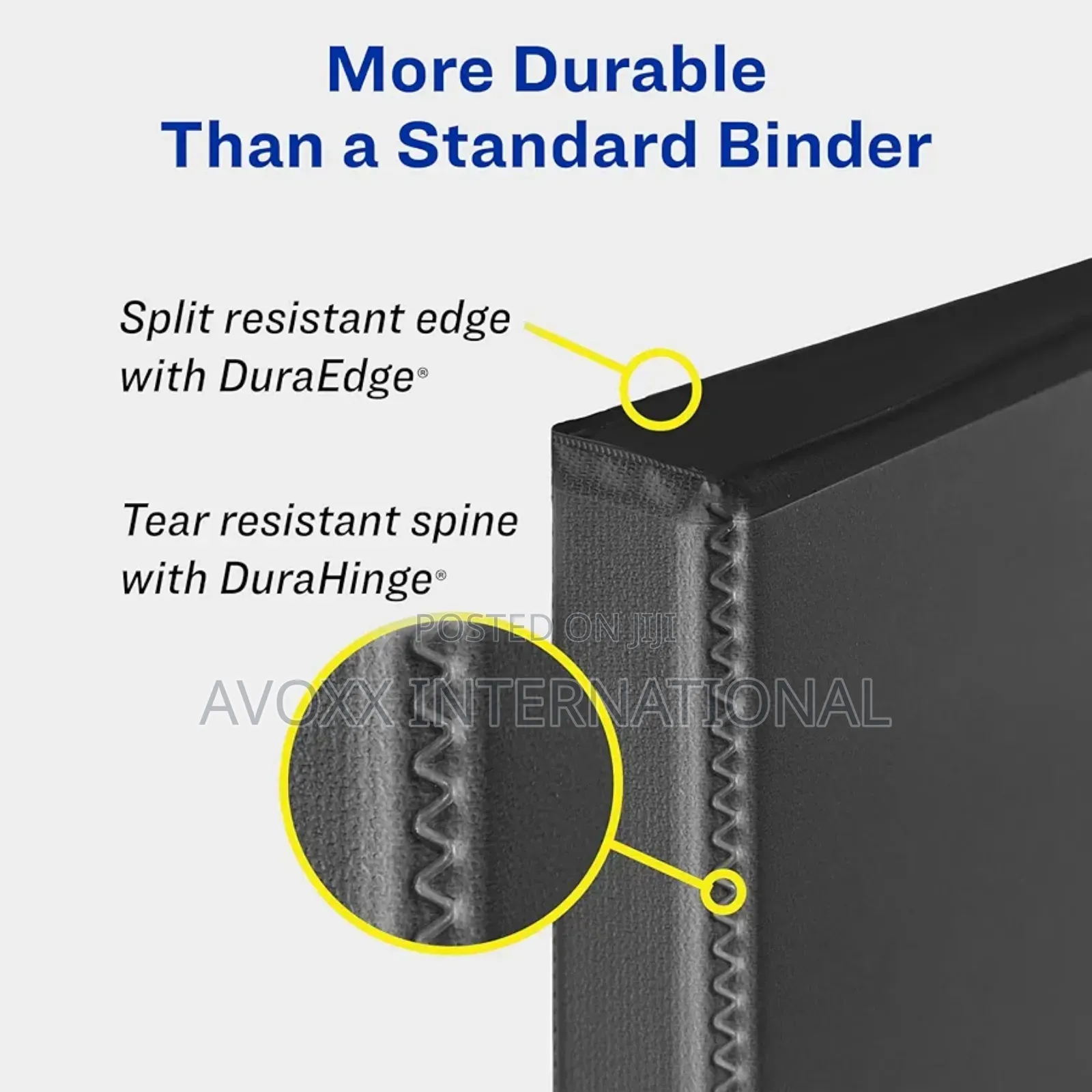 Avery Heavy-Duty View 3 Ring Binder,3"Holds 8.5" X 11" Paper