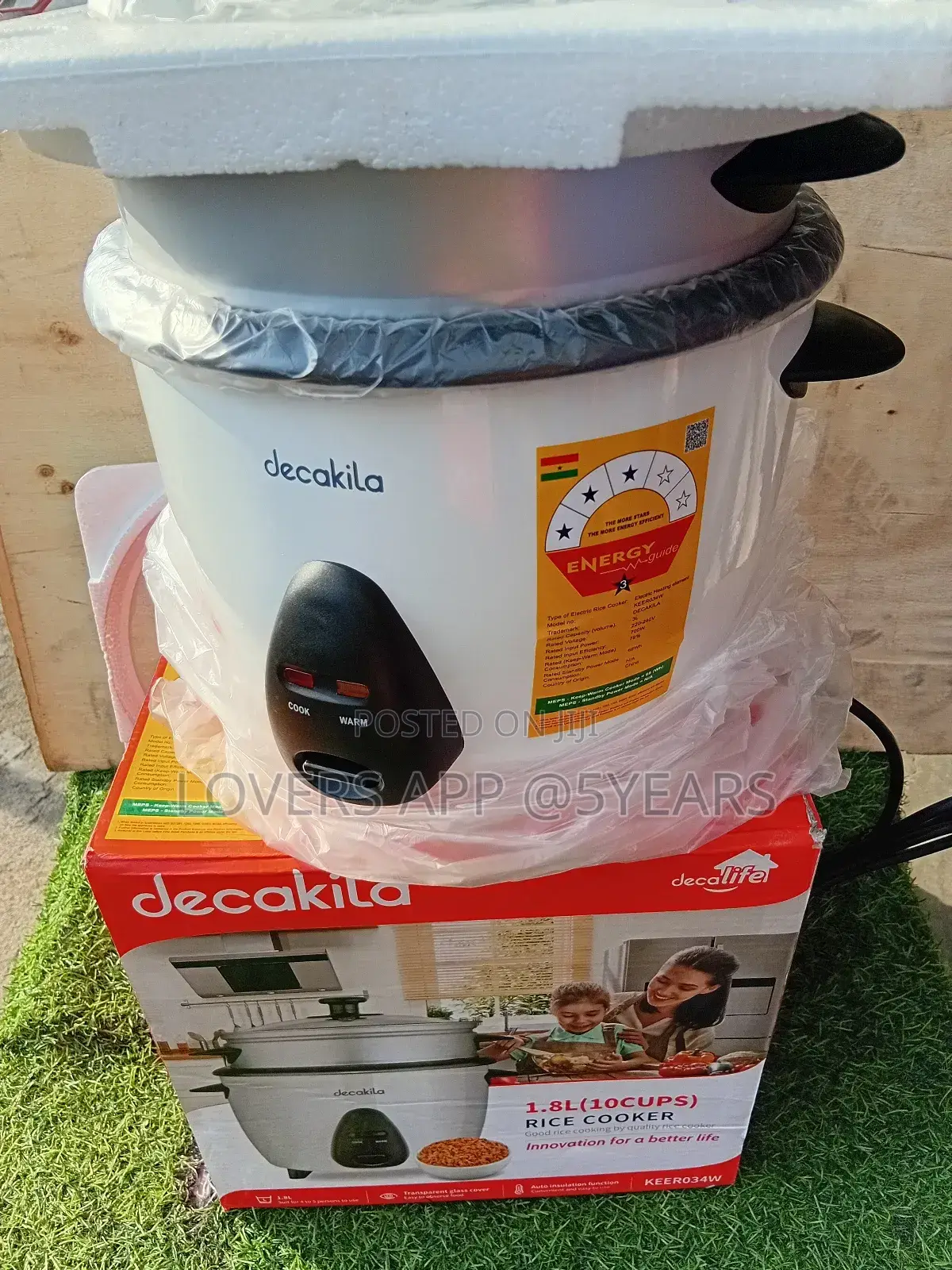 Limited Stock Available Decakila 1.8l(10cups) Rice Cooker