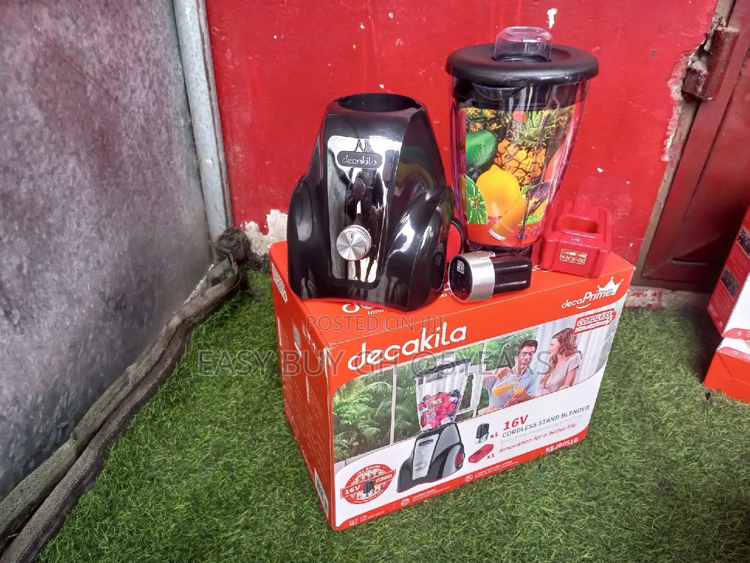 Long Lasting Battery Cordless Blender Decakila Blender