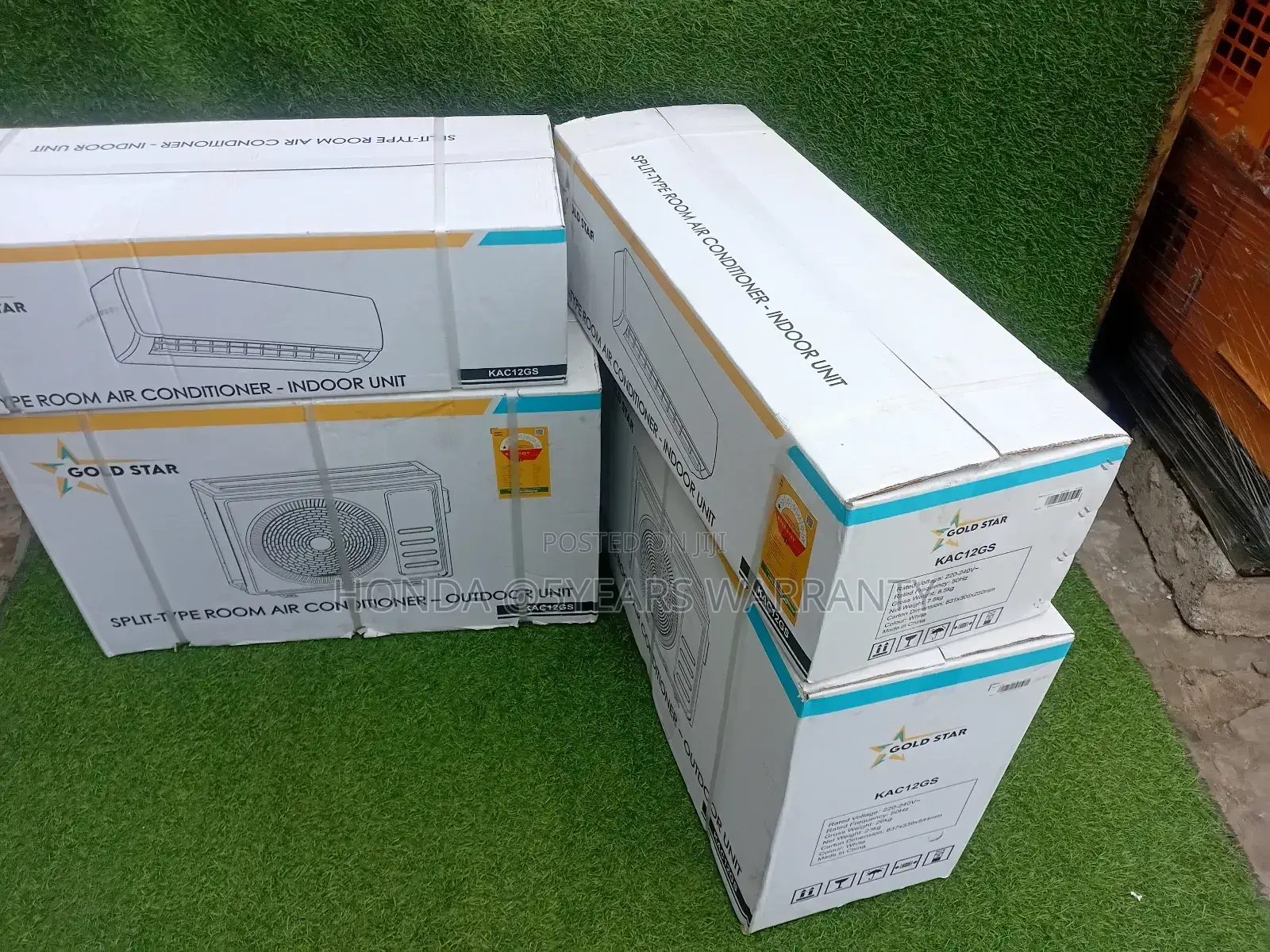 Resplendent 1.5hp Gold Star 1.5hp Air Conditioner System