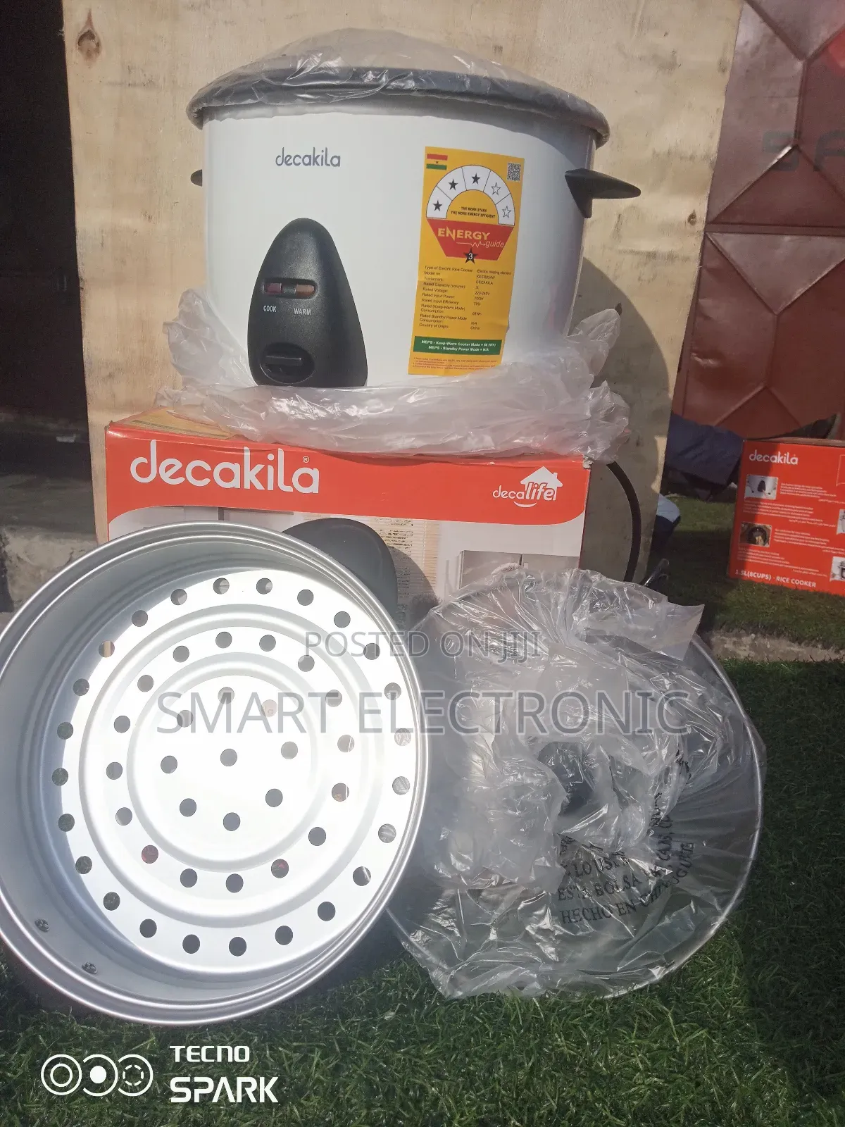 Easy to Observe the Food With Decakila 1.8l Rice Cooker