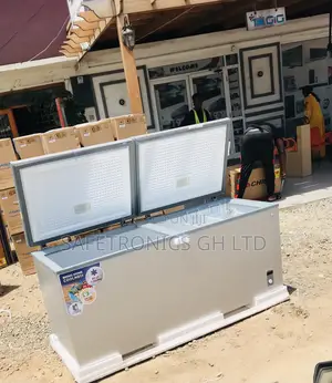 Grey Doubledoor 600 Liters Nas-850 Fast Defrost Freezer