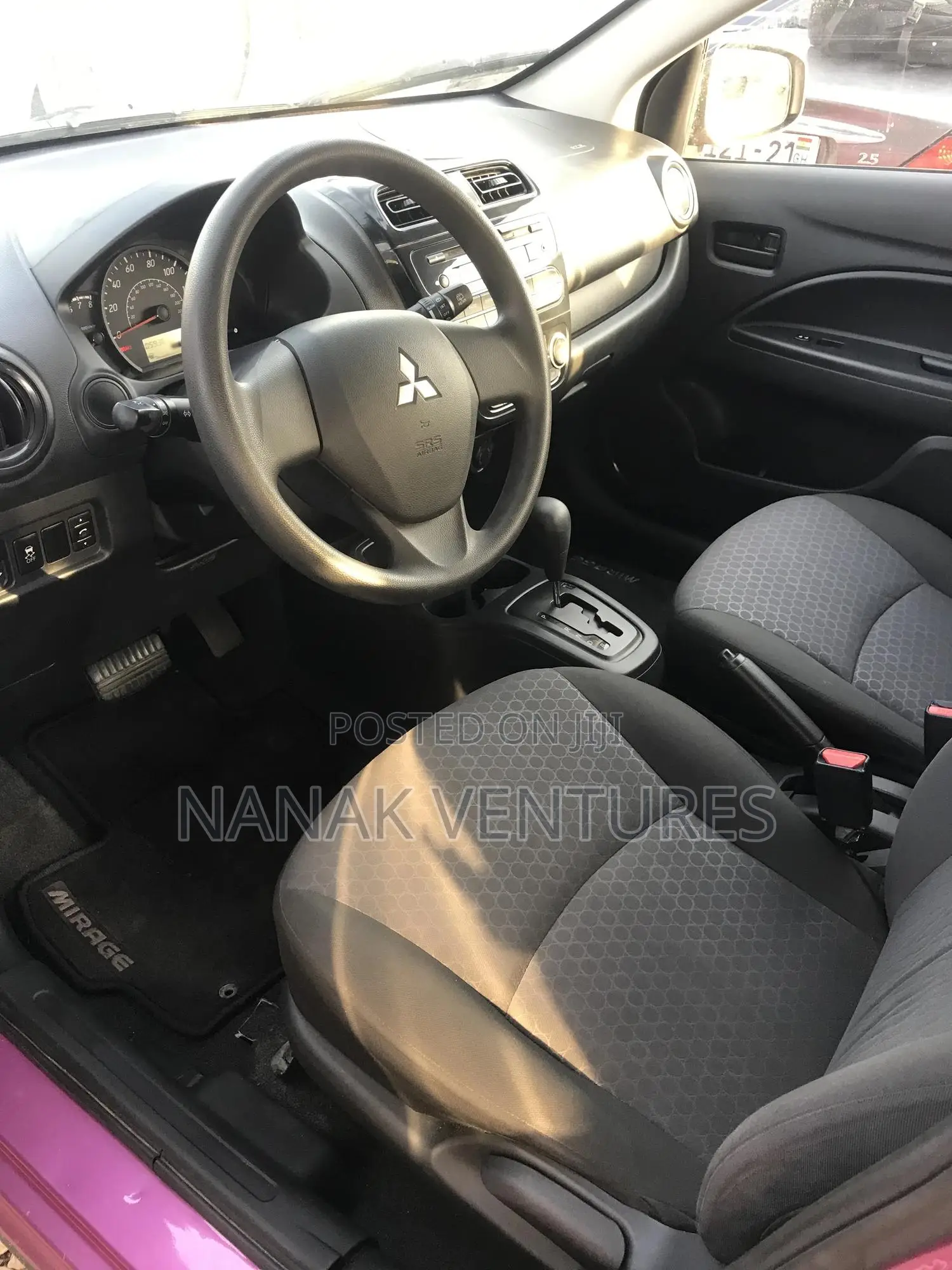 Mitsubishi Mirage ES 4dr Hatchback (1.2L 3cyl 5M) 2015 Purple