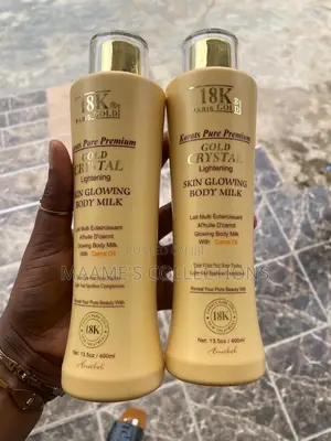  Paris Gold Crystal Lightening Skin Glowing Body Milk.